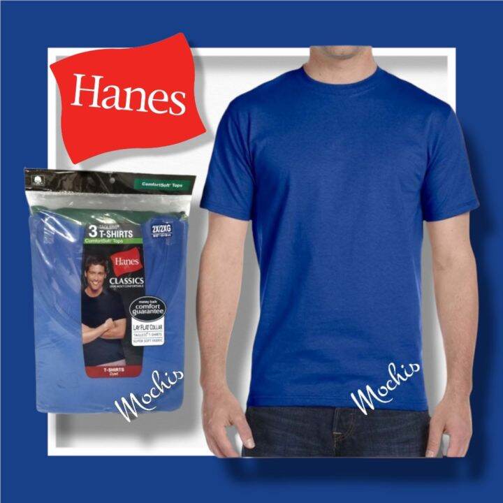 men Original Hanes Tshirt N Neck 1PCS Lazada PH