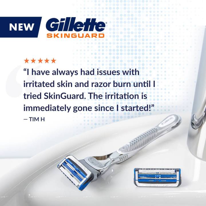 gillette-ยิลเลตต์-สกินการ์ด-มีดโกนพร้อมด้าม-1-ด้าม-โกนหนวด-เกลี้ยงเกลา-ลดการระคายเคือง