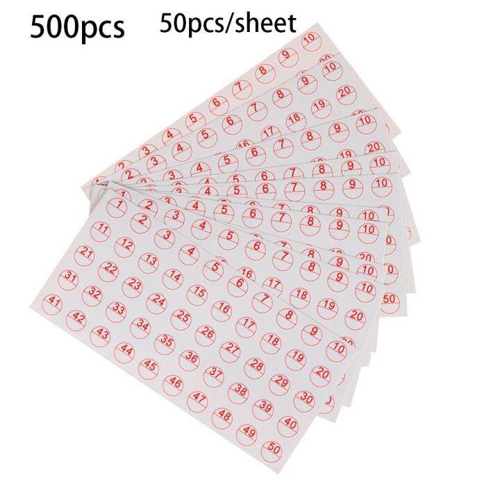 zhuwnana-400-500pcs-หัตถกรรม-การจำแนกประเภท-sticky-กาวในตัว-แยกแยะ-สติ๊กเกอร์ตัวเลข-แท็กเปล่า-ป้ายบรรจุภัณฑ์