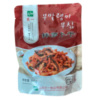 อาหารเกาหลี กิมจิหัวไชเท้าปรุงรส seasoned radish 무말랭이 무침 200g/1kg