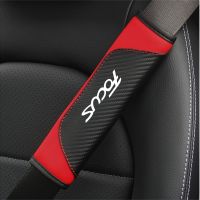 2pcs Seat Belt Covers Car Safety belt cover for Ford focus mk2 For Adults Youth Kids Carbon Fiber PU Auto Accessories Interior Seat Covers