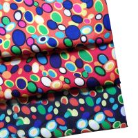 Sewing Fabric Cheap Dot Print Polyester Fabric For Sewing Thin Clothing And Mens Beach Pants 45x150cm 100x150cm W56