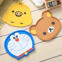 【CW】 Cartoon Coaster Silicone Thermal Insulation Non-Slip Practical Bowl Small Plate