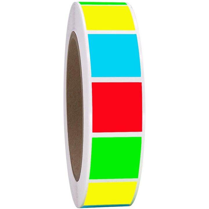 hot-dt-color-coding-labels-stickers-1-inch-500pcs-self-adhesive-paper