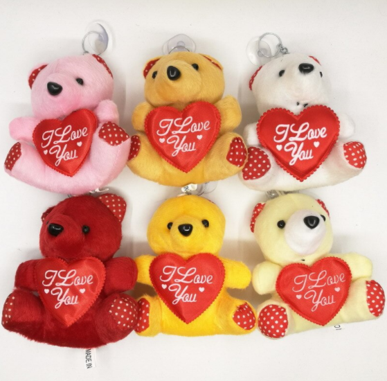 5Pcs 3.0cm Lovely Mini Joint Bear Plush Weddings Box Toys Dolls Garment Decor SK 