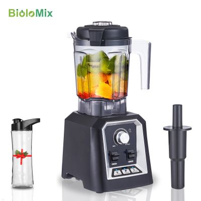 Biolomix โปรแกรมอัตโนมัติเครื่องทำน้ำผลไม้เครื่องผสมโถอาหารเครื่องปั่นน้ำผลไม้ปราศจากสาร BPA เครื่องบดน้ำแข็ง