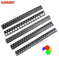 100pcs 0402 0603 0805 1206 1210 3528 5050 5730 smd led light emitting diode transparent red yellow green white blue LED DiodeElectrical Circuitry Part