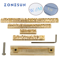 ZONESUN แสตมป์ตัวอักษรทองเหลืองของขวัญชื่อย่อแบบสั่งทำตัวอักษรสำหรับโลหะตีตราหนังบุคลิกภาพเริ่มต้นฟอยด์ปั๊มพิมพ์กดเบอร์เกอร์