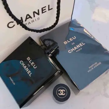 blue chanel perfume men tester