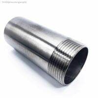 ♝ 1/4 3/8 1/2 3/4 1 BSP MaleThread To Butt Weld 50-200mm Long Barrel Nipple 304 Stainless Steel Pipe Fitting Connector