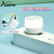 Auoyo 5V 1W Bỏ Túi Mini Đèn Ngủ LED Cắm USB Công Suất Đèn Ngân Hàng Sạc