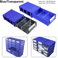 ✚❡♙ 1PCS Stackable Plastic Hardware Parts Storage Boxes Component Screws Toolbox Combined Cabinet Rack Building Block Drawer Case