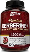 NutriFlair Berberine+ With Ceylon Cinnamon 1200mg
