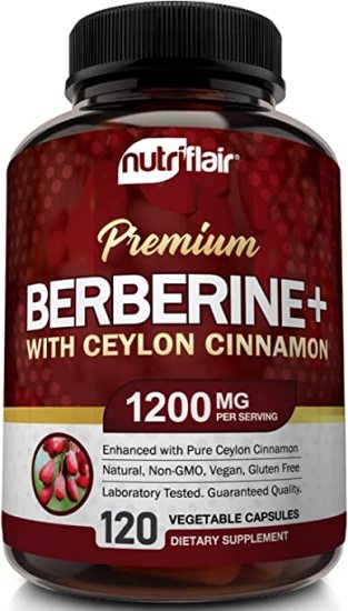 Nutriflair berberine+ with ceylon cinnamon 1200mg - ảnh sản phẩm 1