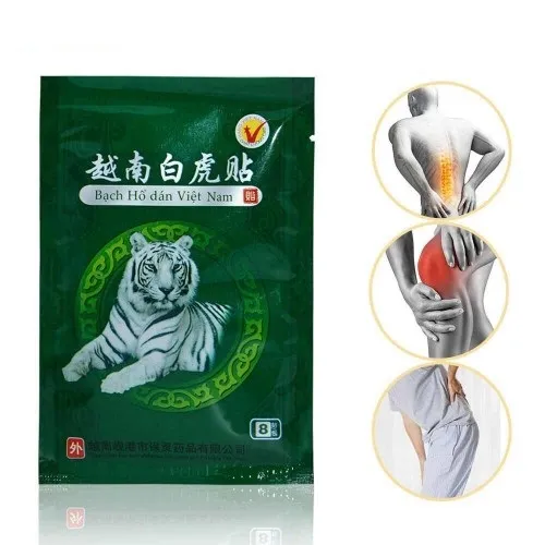 8pcs Tiger Balm Pain Relieving Large Relieving Patch , For Temporary