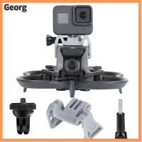 GEORG อุปกรณ์เสริมเสริม สำหรับ DJI action สกรูเกลียว1/4 ตัวยึดสำหรับติดตั้ง ขายึด อะแดปเตอร์ขยายด้านบน ที่วางของ