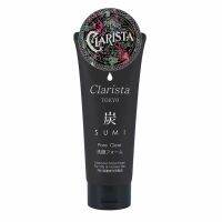 CLARISTA TOKYO CHARCOAL FACIAL FOAM 130 G / โฟมทำความสะอาดผิวหน้า สูตรผสมชาร์โคล เหมาะสำหรับผู้ที่มีความกังวลเรื่องรูขุมขน และความมัน