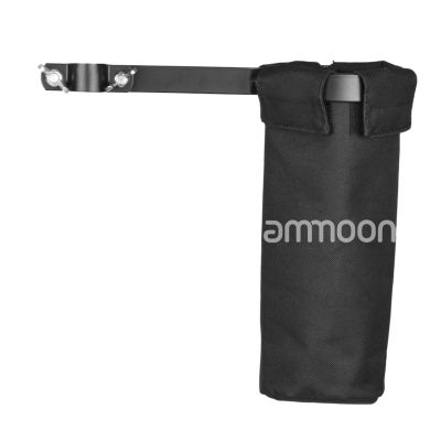 Ammoon Drum Sticks Holder 600D Oxford Cloth Drumstick Bag With Aluminium Alloy Clamp For Drum Stand
