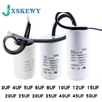 450V 3UF 4UF 5UF 6UF 8UF 10UF 12UF 15UF 18UF 20UF 25UF 30UF 35UF 40UF 45UF 50UF Motor Run Capacitors CBB60 Spade Tabs 450VAC