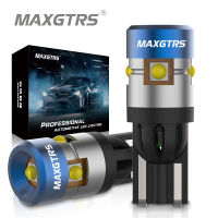 MAXGTRS T10 LED W5W 5W Car Side Interior lights 12V Super Bright Bulb 3030 Chips 194 168 Auto White 6000K Parking Marker Dome Lamps