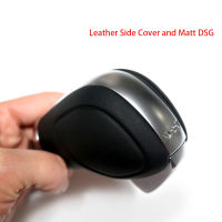 DSG Gear Shift Knob Chrome Gear Shift knob With Leather For VW Passat CC Golf 6 Jetta MK6 GLI