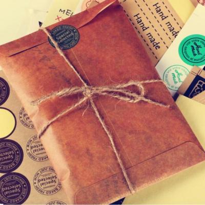 100PcsLot 16x11cm Old Style Vintage Paper Envelope Brown Kraft Packaging For Retro Postcard Invitation Card Small Gift Letter