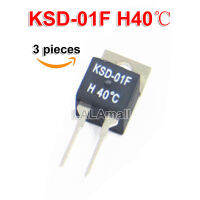 3ชิ้น KSD-01F H40C H45C H40 H45องศาเซลเซียสไม่มีการควบคุมอุณหภูมิแบบเปิดปกติสวิตช์เซ็นเซอร์เทอร์โมสตัทถึง220