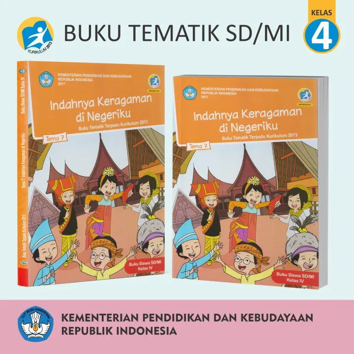 Buku Siswa Sd Mi Kelas 4 Tema 7 Indahnya Keragaman Di Negeriku Edisi