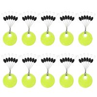 ✟❁☈ 60Pcs 10Set S M L ยาง Space Beans Oval Stopper ตกปลา Bobber Float Catfish Flotador Fishing Float Folat Line Stops