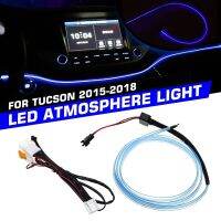 【CW】 Car Interior Light For Hyundai Tucson 2015-18 LED Instrument Dashboard Panel Trim Atmosphere Frame Decor Strip