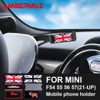 Car Mobile Phone Holder for BMW Mini Cooper F54 F55 F56 F57 Accessories Interior 360°Rotation Accessories Aluminum Alloy ABS Car Mounts