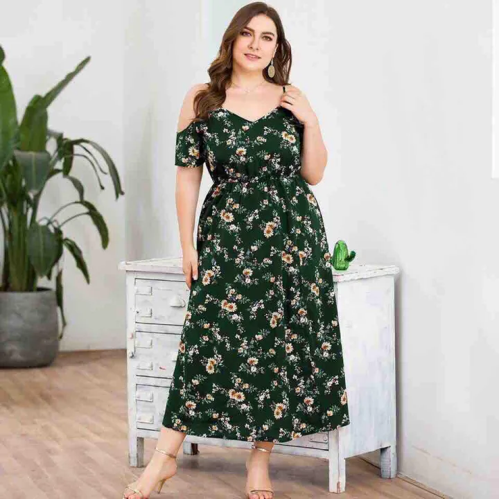 Asy Fashion Bakuna Dress W Slit Lazada Ph 5060