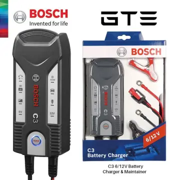 Bosch C3 - Chargeur de Batterie Intelligent - 6V/12V / 3.8A BOSCH 0 189 999  03M