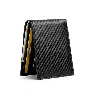 （Layor wallet）  ZOVYVOL Custom Made Carbon Fiber Pattern Smart Wallet Card Holder RFID Money Bag Slim Wallet For Men Purse Credit Card Holder