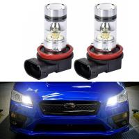 H8 Led สีขาว2X6000K H11หลอดไฟขับรถตัดหมอกด้านหน้าสำหรับ2015 2016 2017 Subaru Wry/Sti