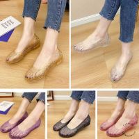 ꕥCatalog Shoesꕥ รองเท้าคัชชูกลิตเตอร์หนังนิ่ม ฉลุลายผีเสื้อ 5 สี เบอร์ 36-41 (88)