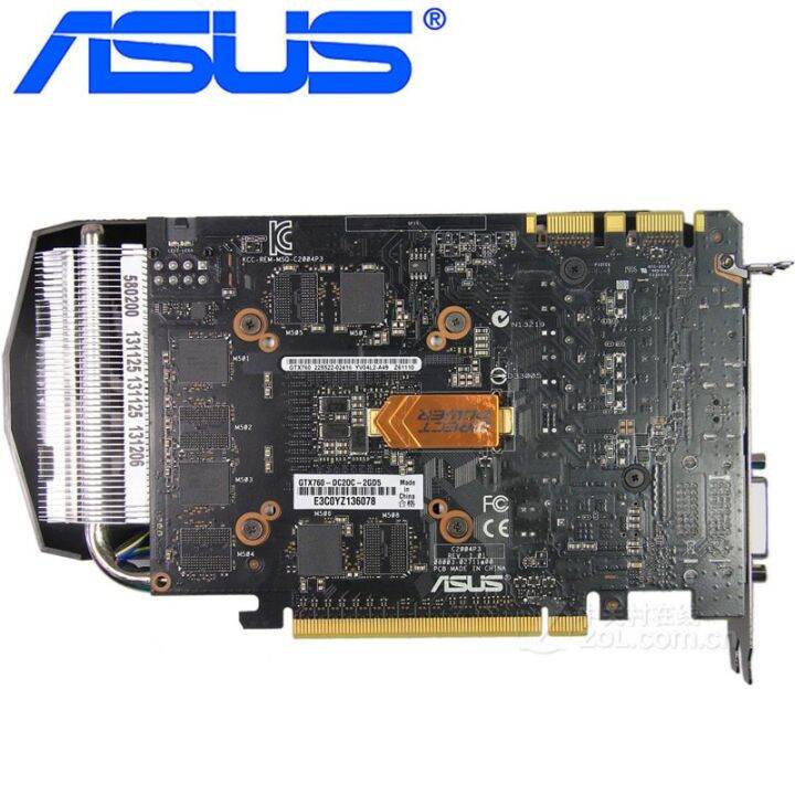 Asus Video Graphics Card Gtx 760 2gb 256bit Gddr5 Video Cards For