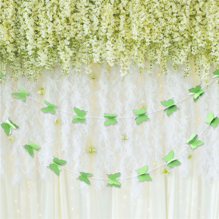 rayua-3m-30pcs-กระดาษผีเสื้อมาลัยแบนเนอร์แขวนสำหรับงานแต่งงานวันเกิด