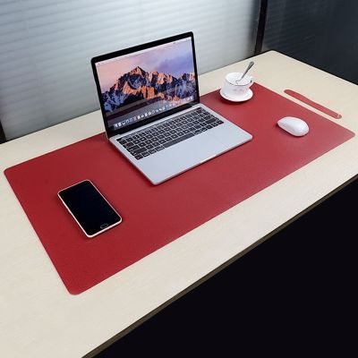 （A LOVABLE）100มม. × 50มม. LeatherPadDesktop Mat Watercon Slip Desk SetDecoration ขนาดที่ปรับแต่งได้