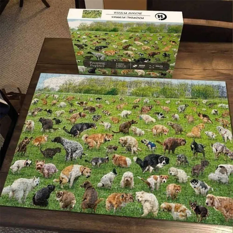 101 Pooping Puppies Puzzle — FunwaresGifts