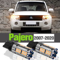 โคมไฟชุดไฟตัดหมอกสัญญาณเลี้ยว LED 2x สำหรับ Mitsubishi Pajero V97 V93 V80 V98 2007-2020 2011 2012 2013 2014 2015 2016 2017