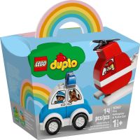 LEGO® Duplo® 10957 Fire Helicopter &amp; Police Car : เลโก้ใหม่ ของแท้ ?% พร้อมส่ง