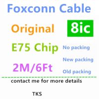 10pcs/lot Foxconn Cable 8ic E75 Chip 2m/6ft Data USB Charger Cable for i8 7 plus 6s XR XS 11 Pro MAX USB Kabel Chargeur Cable