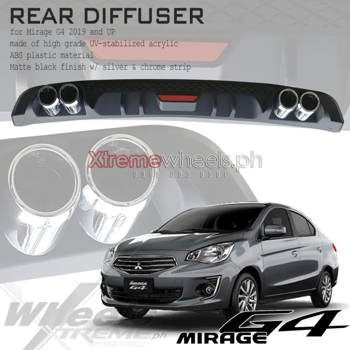 water stain remover Mirage G4 2019-2020 Rear Diffuser Body Kits Matte ...