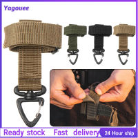 Outdoor Carabiner Durable Nylon Tactical Backpack Key Hook Webbing Buckle Suspension System Belt Hanging Buckle Mountaineering Accessories