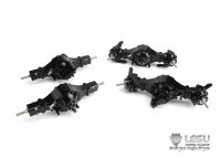 LESU Metal Differential Lock Front Rear Axles for RC TAMIYA 1/14 Tractor Truck Model DIY Car