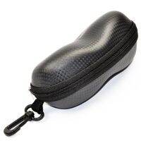 2023 Unisex Fashion Glasses Case Women Men Portable Black Zipper Pressure Resistant Box Toad Glasses