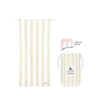 Dock &amp; Bay ผ้าเช็ดตัวแห้งไว รุ่น Beach Towel สี bora bora beige