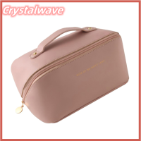 ???【จัดส่งรวดเร็ว】 Tas Kosmetik เดินทางขนาดใหญ่สำหรับผู้หญิงกล่องเก็บเครื่องสำอางหนังกระเป๋าเข้าห้องน้ำผู้หญิง