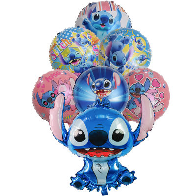 Disney Lilo &amp; Stitch ลูกโป่งวันเกิดของตกแต่งงานปาร์ตี้ลูกโป่งฟอยล์ฮีเลียม Boy Baby Shower Party Supplies ของเล่นเด็กของขวัญ-iewo9238